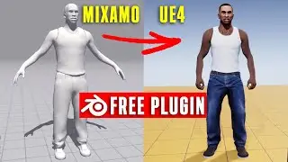 RIGGING MIXAMO PARA UE4 - BLENDER PLUGIN - Parte 1 - TUTORIAL