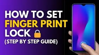 How to SET FINGERPRINT LOCK 🔐 on Phone (UPDATED METHOD) | Junaid's Techy Eagle