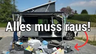 🚐 Frühjahrsputz im VW California mit Sitzbezügen und Wassertank-Reinigung 🧼