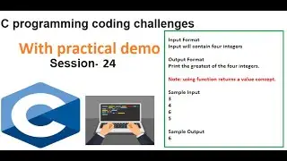 C coding challenges with practical demo to improve coding skills