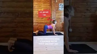 Don't do that in Cat-Cow pose. 