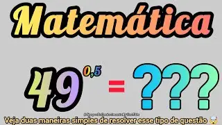 Quanto da 49^0,5 = ???