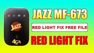 Jazz4g Cloud MF673 Red Light Fix | Red Light Soloution Free 2020 | Red Light FIX Free File 2020