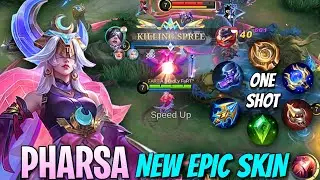 Pharsa One Shot Ultimate!😮| Pharsa New Epic Skin 