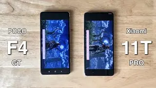 POCO F4 GT vs Xiaomi 11T Pro Game Stability Test 3D Mark Wild Life Extreme Benchmark