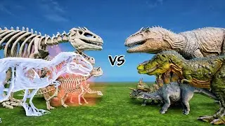 FEAR ASCENDED DINO VS ARK VANILLA DINO | ONLY LAND CREATURE | ARK: SURVIVAL ASCENDED