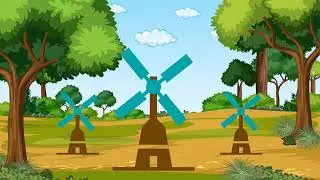 Village Windmill Greenry 1