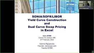 Rigopoulos' BTRM lecture on yield curves in February 2022