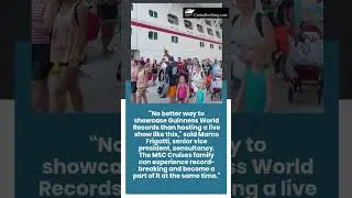 #msccruise  A Guinness World Records Partnership with MSC Cruises | CruiseBooking.com News | #Short