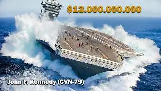 High Tension! US Test New Giant Supercarrier High-Speed Turns – John F. Kennedy (CVN-79)