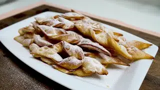 Cookies crispy brushwood simple recipe. How to cook with Elena
