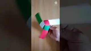 Paper firki | Paper helicopter | How to make a pinwheel that spins? 