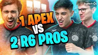 APEX vs R6 1v2 in Apex Legends! (ft Snip3down, Reps, Beaulo, Chala)