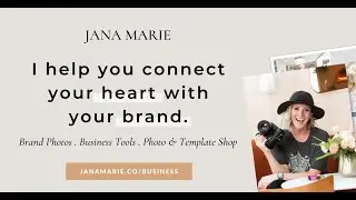 Connect your heart with your brand with JanaMarie.co