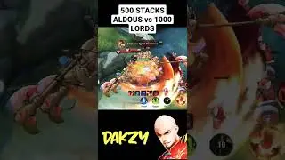 ALDOUS 500 STACKS vs 1000 LORDS