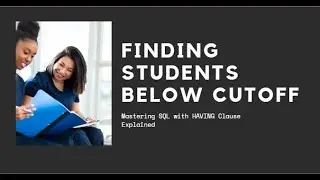 Identify Students Below Cutoff Marks Using SQL Queries