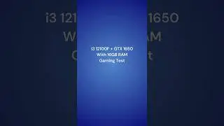 i3 12100F GTX 1650 Game Test | GTX 1650 Gaming Test | i3 12100f Gaming Test | HDXT TECHZ