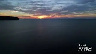 Ephraim, Door County, Wisconsin Sunset