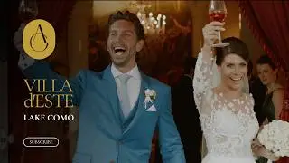 Lake Como Destination Wedding at Villa d’Este | Brazilian Couple in Italy