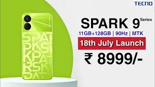Tecno SPARK 9 Series Launch Confirmed in India 🔥 First Look, Price, Specs, Features, Camera, Review
