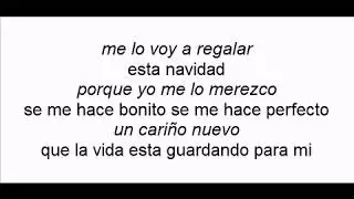 Me lo voy a regalar marc anthony con letra