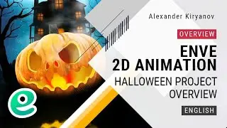 Enve. 2d animation. Halloween project overview.
