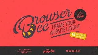 Free BrowserBee V2 FX - frame your website layout - Photoshop plugin