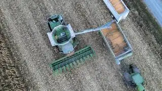 Gardners Shelling Corn North west of Hull 2 DJI Mavic Air 2