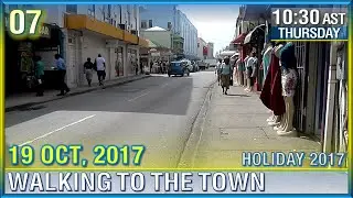 07: Walking Up To Central Bridgetown - [Holiday 2017], 19th October 2017