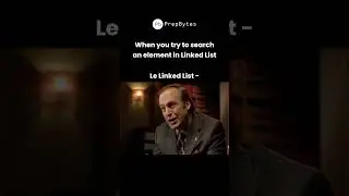 See How Searching Works in Linked List!!! 😄😄