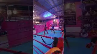 Straight elbow in Muay Thai kickboxing #action #martialarts