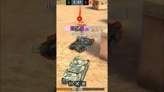 🔥 ПЕСОЧНЫЙ ТЕРМИНАТОР 🔥 Колобанов на B1!!! #tanksblitz #wotblitz #приколы #колобанов #танки