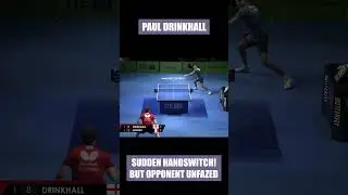 Paul Drinkhall HANDSWITCH! Opponent Doesn't Care! #shorts #tabletennis