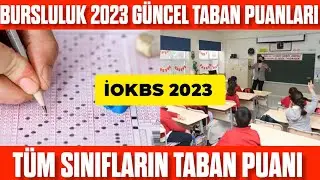 2023 Bursluluk Sınavı Güncel Yeni TABAN PUANI! Tüm sınıfların taban puanı nasıl olacak?
