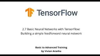2.7 Basic Neural Networks with TensorFlow: Building a simple feedforward neural network