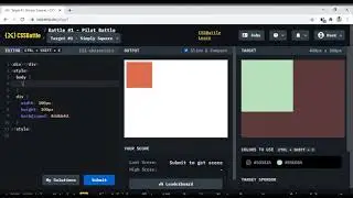 CSSBattle - Target #1 - Simply Square
