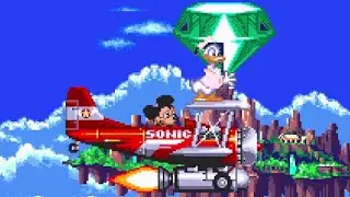 Epic Mickey 3 & Donald (Sonic 3 A.I.R Mod) - Full Longplay as Donald Duck
