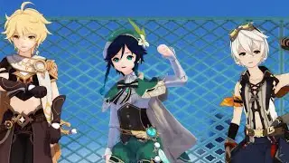 Weirdo trio strikes again! || Genshin MMD