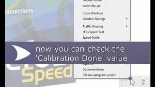 cFosSpeed 6.60 - How to calibrate your Internet connection