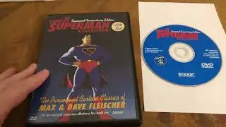 📀 👽🦸‍♂️💥📀 Adventures of Superman Cartoon DVD set review Max & Dave Fleischer 1941 - 1943 WW2 era 💥🔥