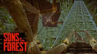 How to Build 3 x 3 Stone Castle Towers with Spiral Stairs Sons of the Forest