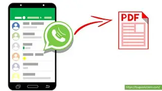 How You can Convert WhatsApp Chats Into PDF Files & Export 