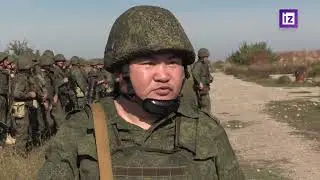 Обучения мобилизованных. Мужики знают за что идут воевать.
