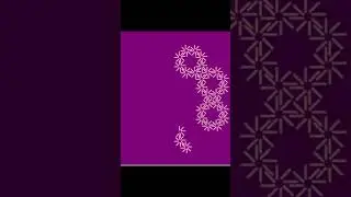7: Stick Flowers Graphic Design Code | Python Turtle