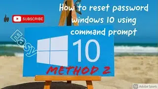 Remove Windows accounts or change PC administrator passwords using command prompt Without Programs