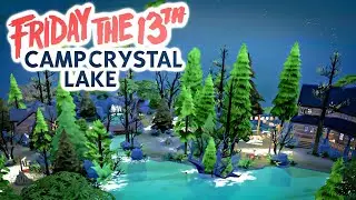 CAMP CRYSTAL LAKE - Friday the 13th | Sims 4 Speed Build
