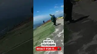Dust devil on paragliding take-off in Çameli, Turkey #paragliding #параплан #fail