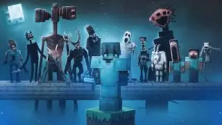 Surviving on ONE BLOCK with Every Horror Mod for 100 Days FINALE