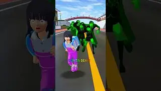 mio di kejar pasukan zombie 😱 yuta tolong ⁉️ #sakuraschoolsimulator #shorts #sakura