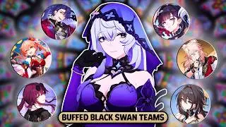 Buffed Black Swan in EVERY Meta and F2P Teams (Full Comparison)